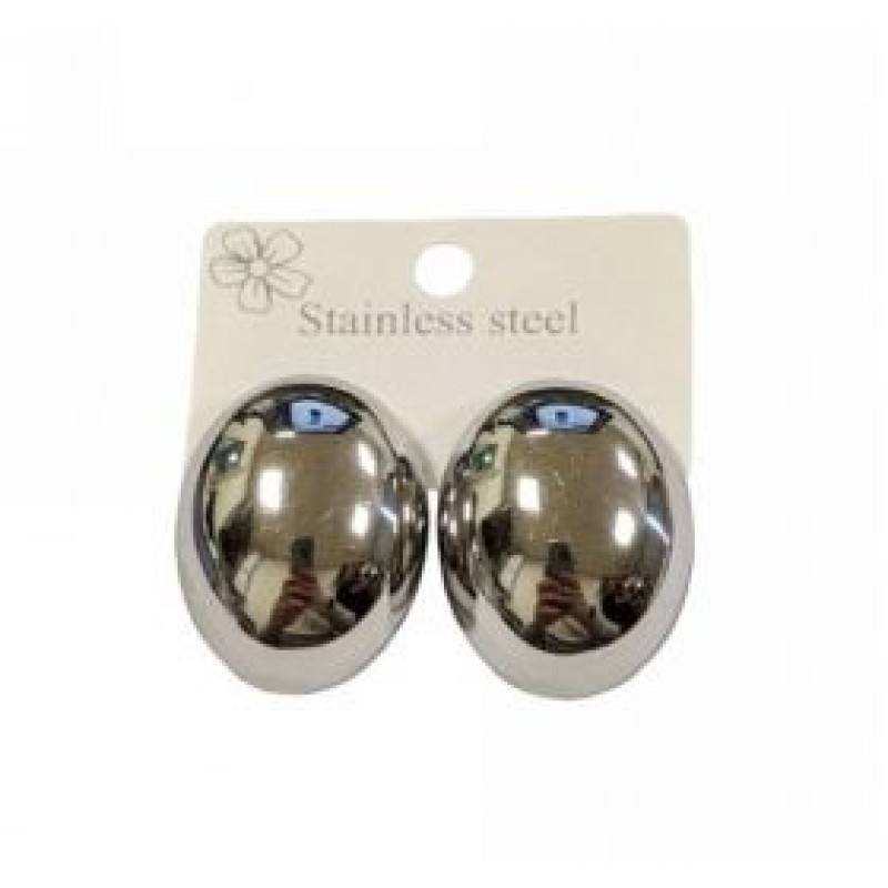 Kostibas 3013-673A, Σκουλαρίκια, Ατσάλι, Ασημί 