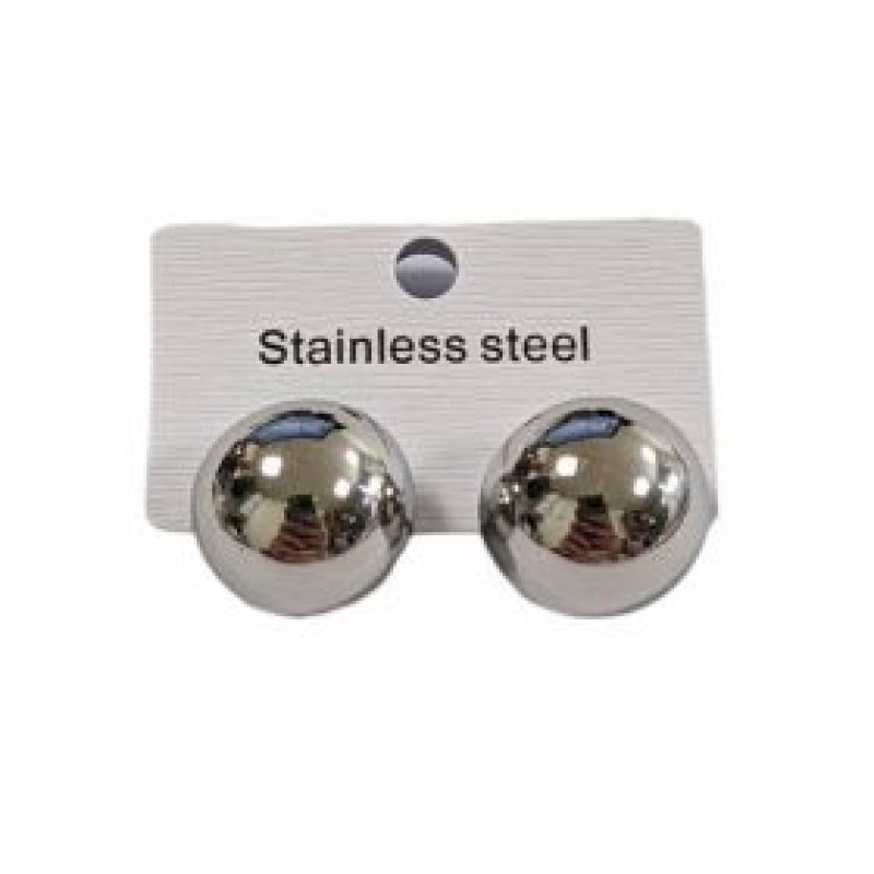 Kostibas 3013-682AD, Σκουλαρίκια, Ατσάλι, Ασημί