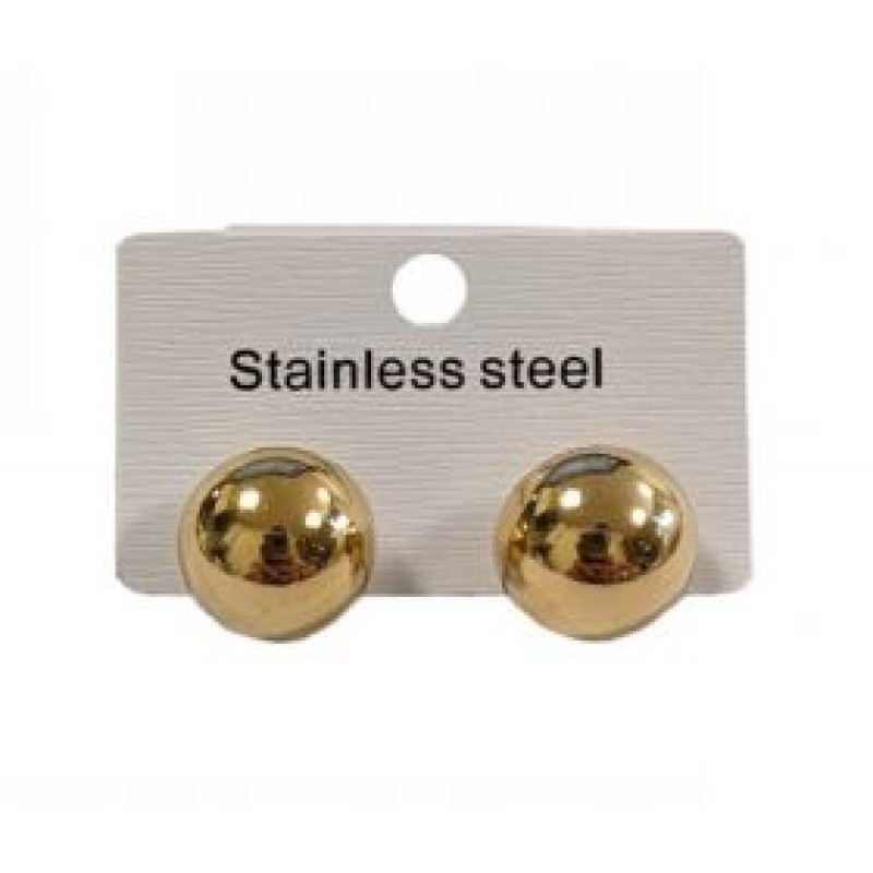 Kostibas 3013-682XC, Σκουλαρίκια, Ατσάλι, Χρυσό