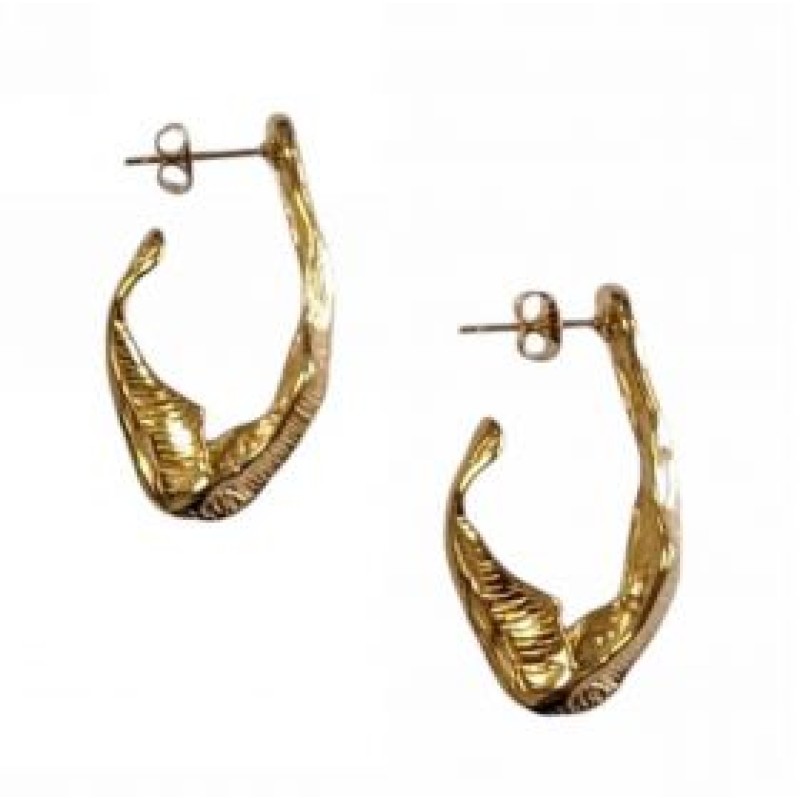 Kostibas 3013-687X, Σκουλαρίκια, Ατσάλι, Χρυσό