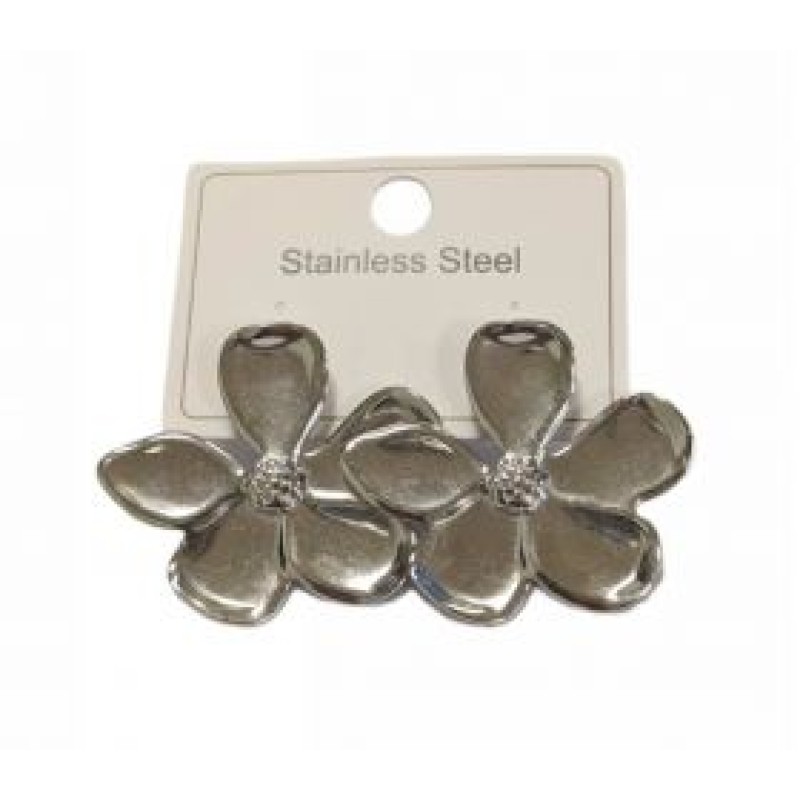 Kostibas 3013-710AG, Σκουλαρίκια, Ατσάλι, Ασημί