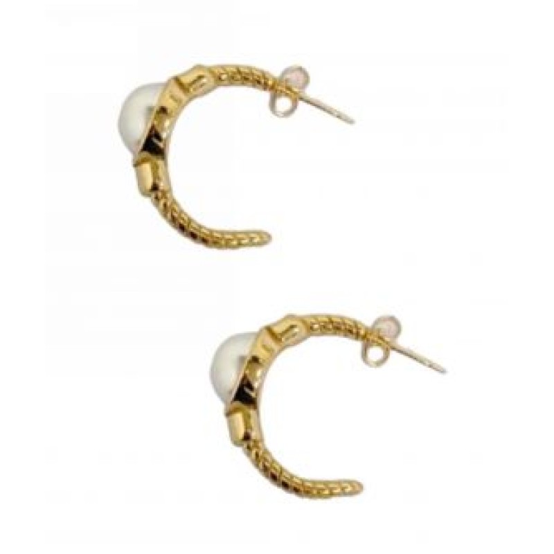 Kostibas 3013-722X, Σκουλαρίκια, Ατσάλι, Χρυσό