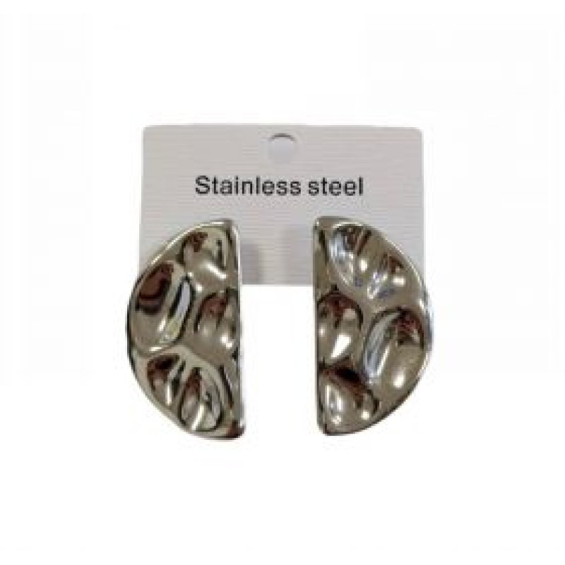 Kostibas 3013-738AG, Σκουλαρίκια, Ατσάλι, Ασημί