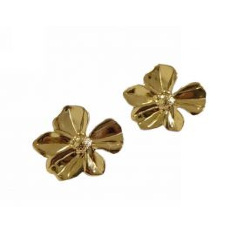 Kostibas 3013-753X, Σκουλαρίκια, Ατσάλι, Χρυσό