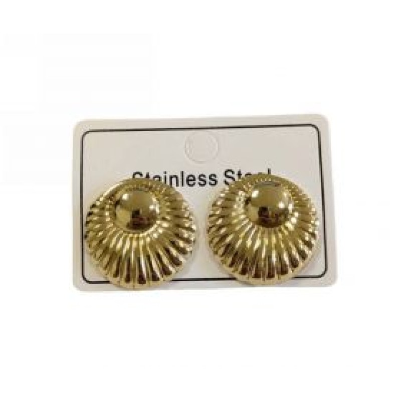 Kostibas 3013-756X, Σκουλαρίκια, Ατσάλι, Χρυσό