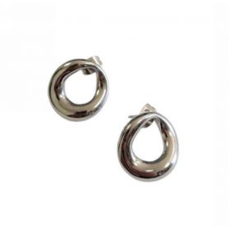 Kostibas 3013-760AS, Σκουλαρίκια, Ατσάλι, Ασημί