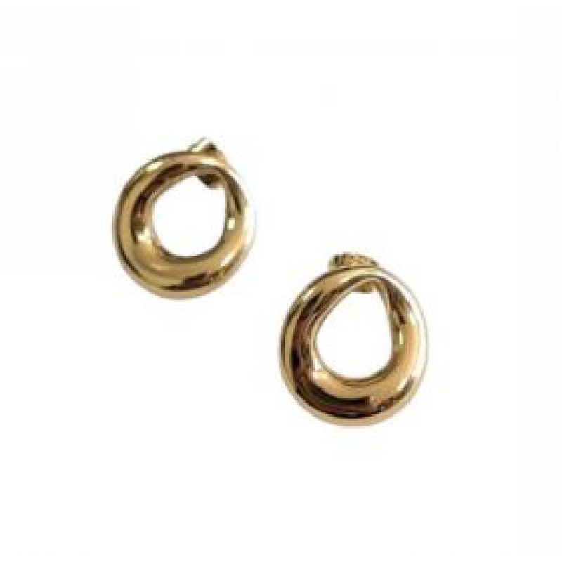 Kostibas 3013-760XS, Σκουλαρίκια, Ατσάλι, Χρυσό