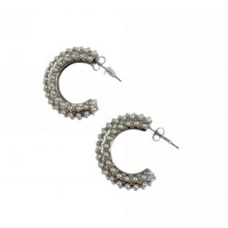 Kostibas 3013-783A, Σκουλαρίκια, Ατσάλι, Ασημί