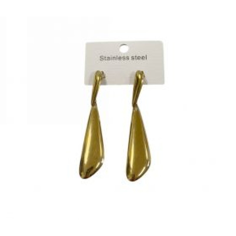 Kostibas 3013-784X, Σκουλαρίκια, Ατσάλι, Χρυσό