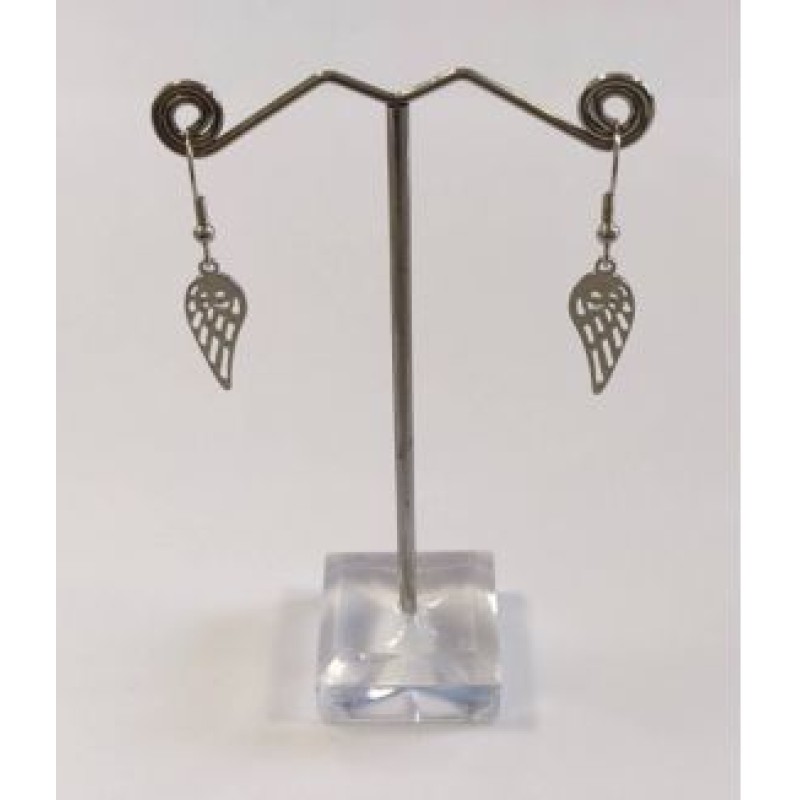 Kostibas 3013-831A, Σκουλαρίκια, Ατσάλι, Ασημί