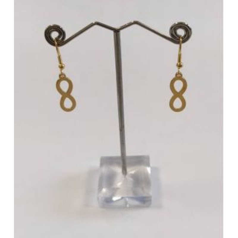 Kostibas 3013-834X, Σκουλαρίκια, Ατσάλι, Χρυσό