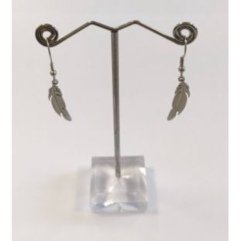 Kostibas 3013-835A, Σκουλαρίκια, Ατσάλι, Ασημί