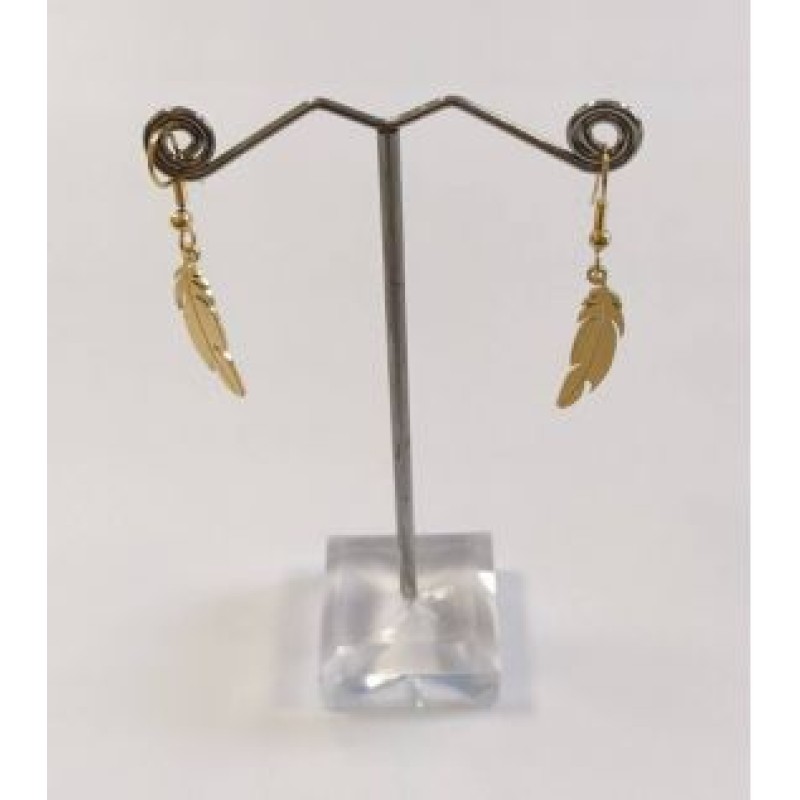 Kostibas 3013-835X, Σκουλαρίκια, Ατσάλι, Χρυσό