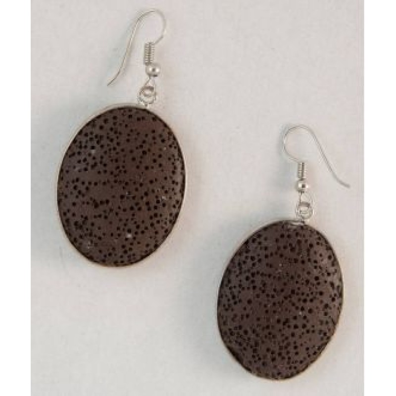 Kostibas 3014-872K, Σκουλαρίκια, Πέτρα, Καφέ