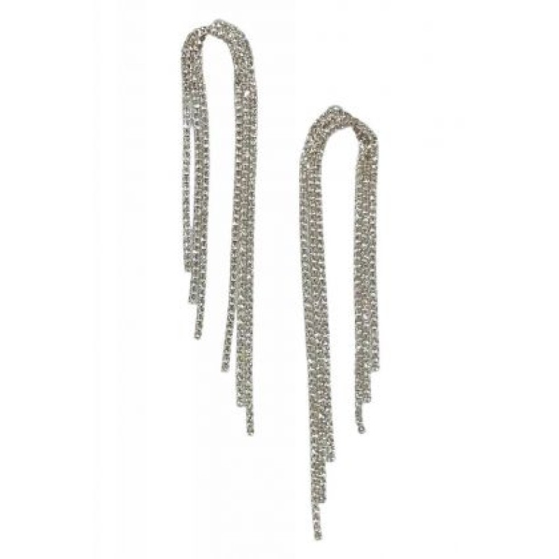 Kostibas 3021-227A, Σκουλαρίκια, Zircon, Ασημί