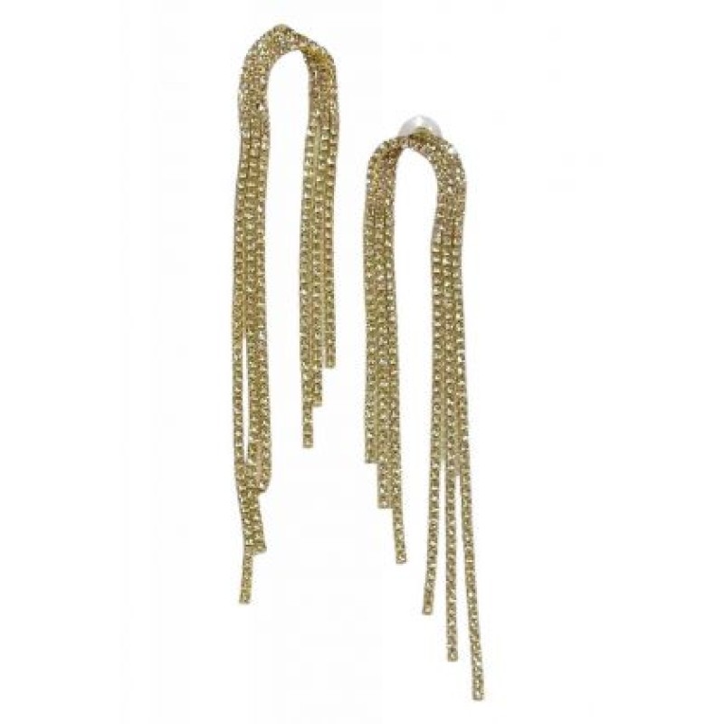 Kostibas 3021-227X, Σκουλαρίκια, Zircon, Χρυσό