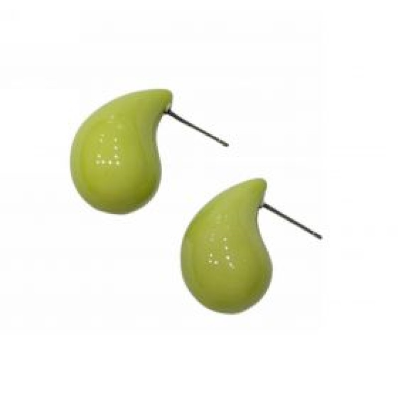 Kostibas 3043-260EW, Σκουλαρίκια, Ακριλικό, Πράσινο