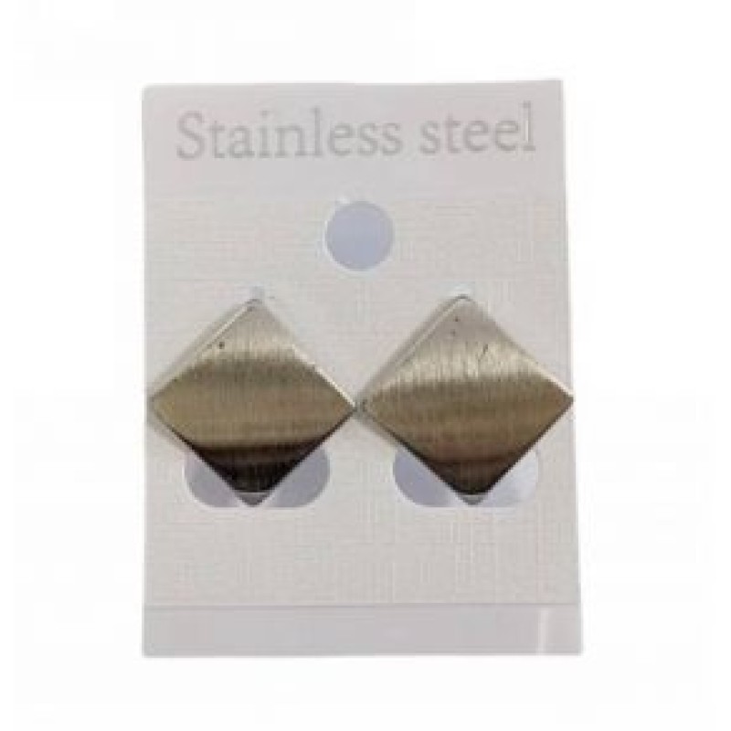 Kostibas 3213-723A, Σκουλαρίκια, Ατσάλι, Ασημί