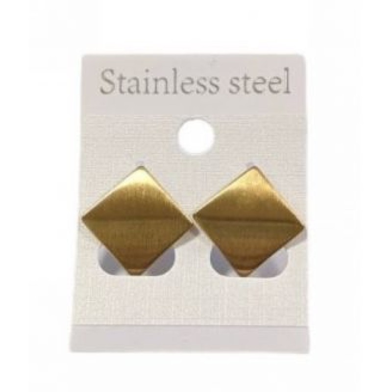 Kostibas 3213-723X, Σκουλαρίκια, Ατσάλι, Χρυσό
