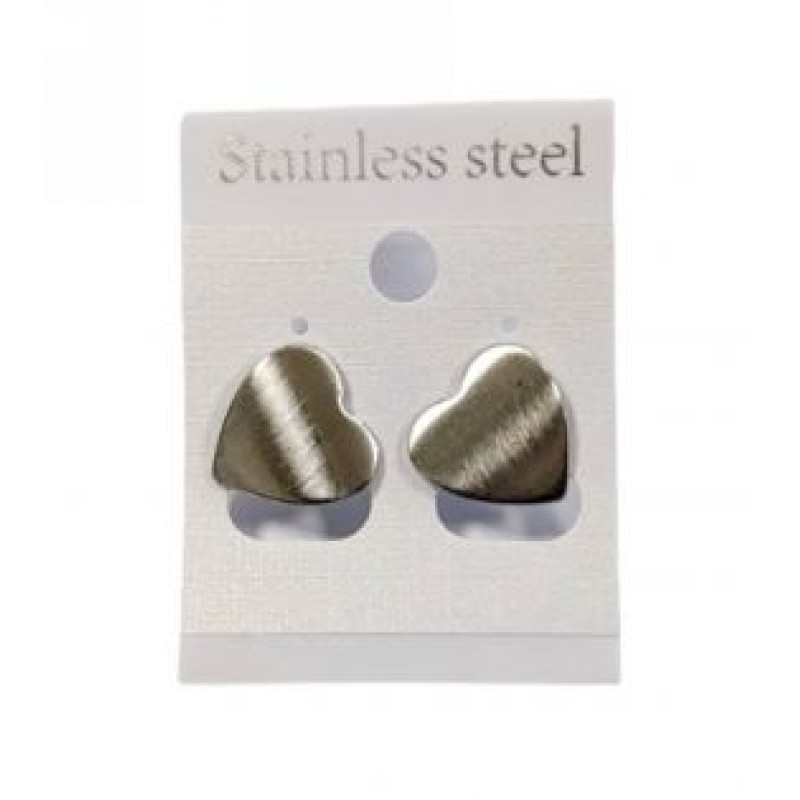 Kostibas 3213-724A, Σκουλαρίκια, Ατσάλι, Ασημί