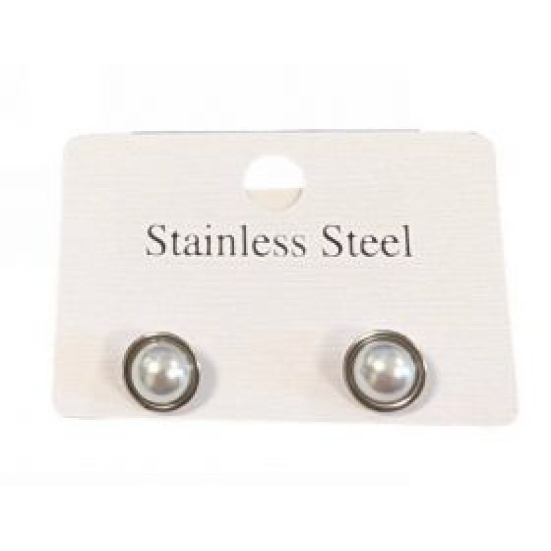 Kostibas 3213-751AH, Σκουλαρίκια, Ατσάλι, Ασημί