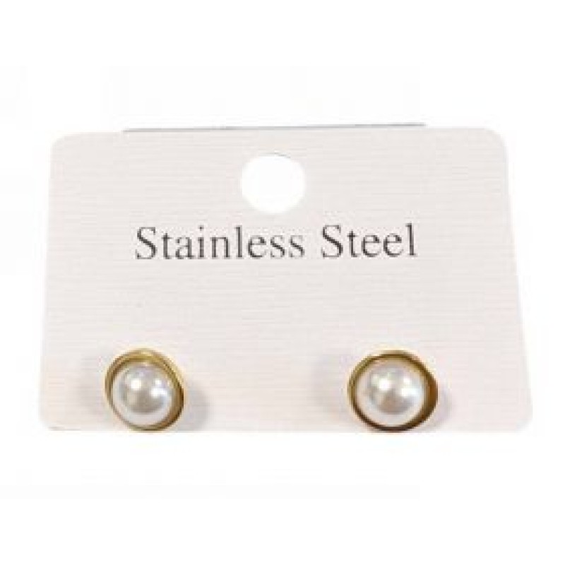 Kostibas 3213-751XF, Σκουλαρίκια, Ατσάλι, Χρυσό