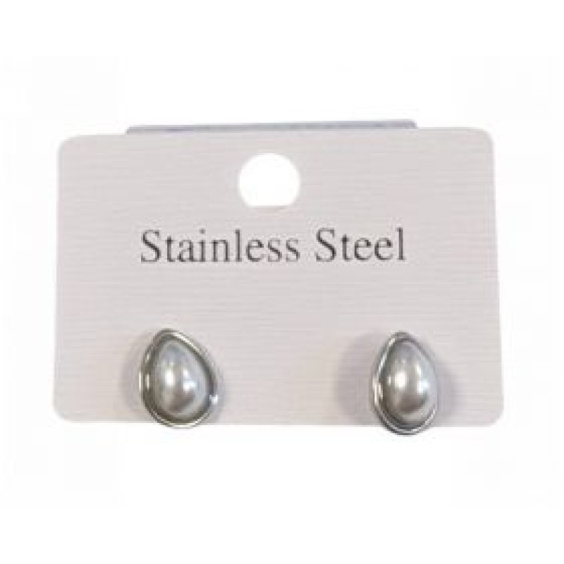 Kostibas 3213-754A, Σκουλαρίκια, Ατσάλι, Ασημί