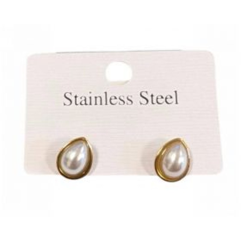 Kostibas 3213-754X, Σκουλαρίκια, Ατσάλι, Χρυσό