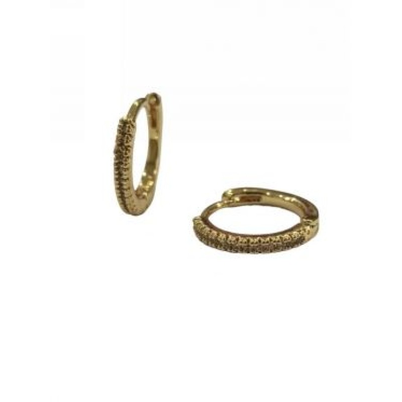 Kostibas 3012-94252, Σκουλαρίκια Κρίκοι, Μεταλλικό, Χρυσό