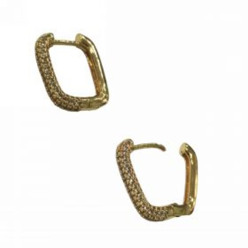Kostibas 3012-94257, Σκουλαρίκια Κρίκοι, Μεταλλικό, Χρυσό