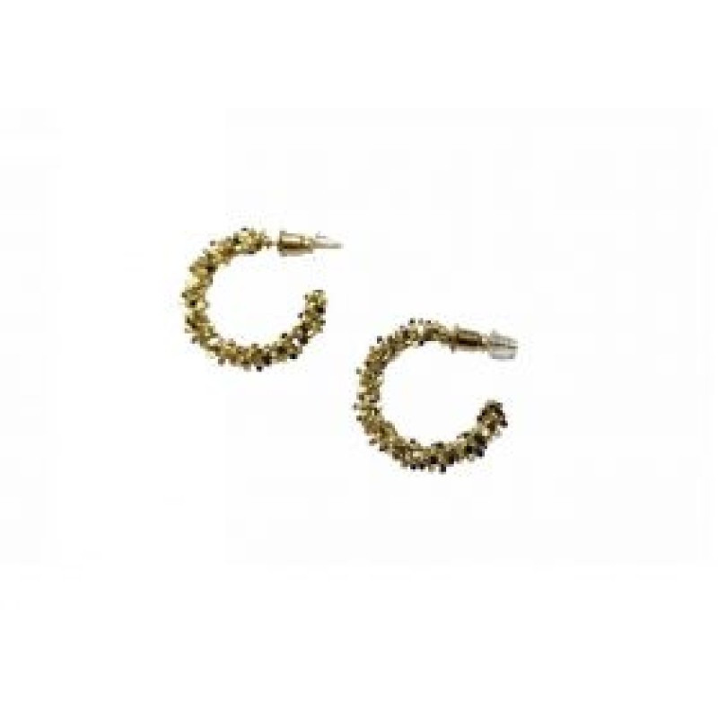 Kostibas 3112-703XD, Σκουλαρίκια Κρίκοι, Μεταλλικό, Χρυσό