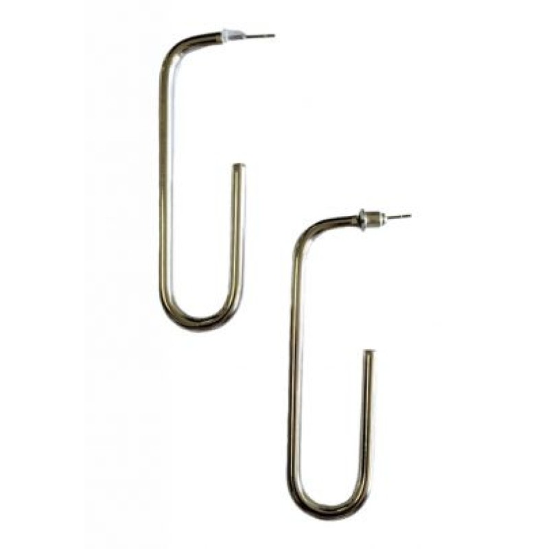 Kostibas 3113-647PA, Σκουλαρίκια Κρίκοι, Ατσάλι, Ασημί