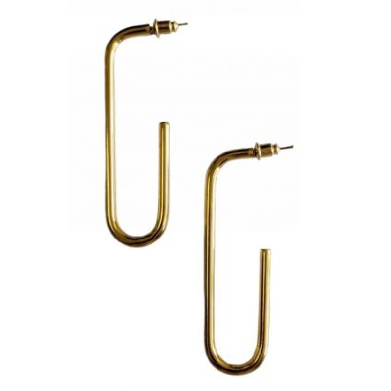 Kostibas 3113-647PX, Σκουλαρίκια Κρίκοι, Ατσάλι, Χρυσό