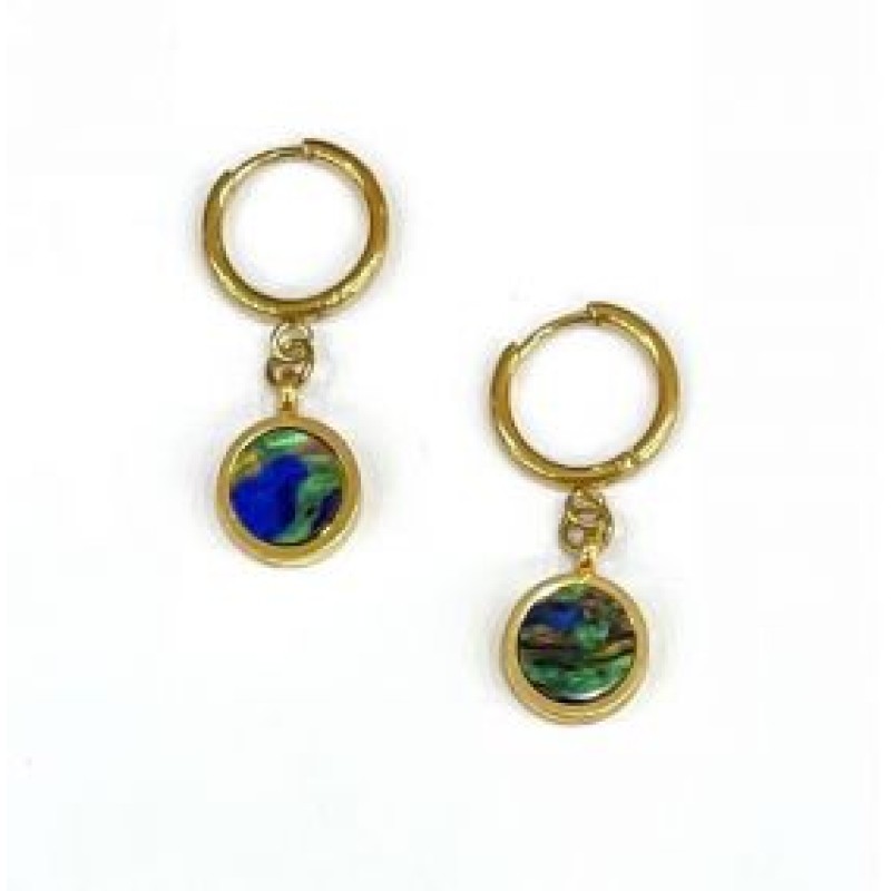 Kostibas 3113-713X7, Σκουλαρίκια Κρίκοι, Ατσάλι, Χρυσό