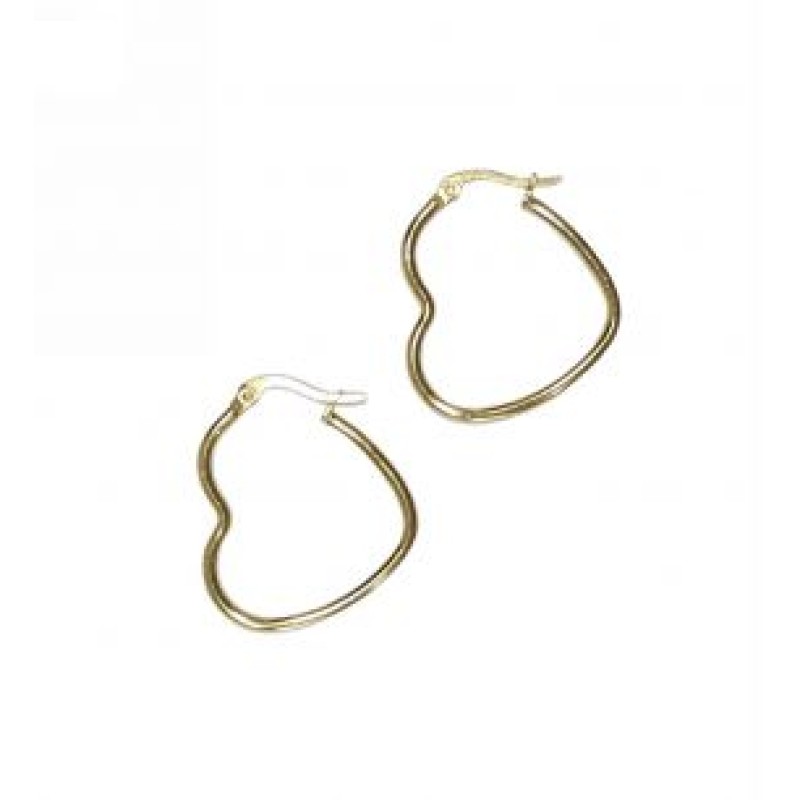 Kostibas 3113-866XF, Σκουλαρίκια Κρίκοι, Ατσάλι, Χρυσό