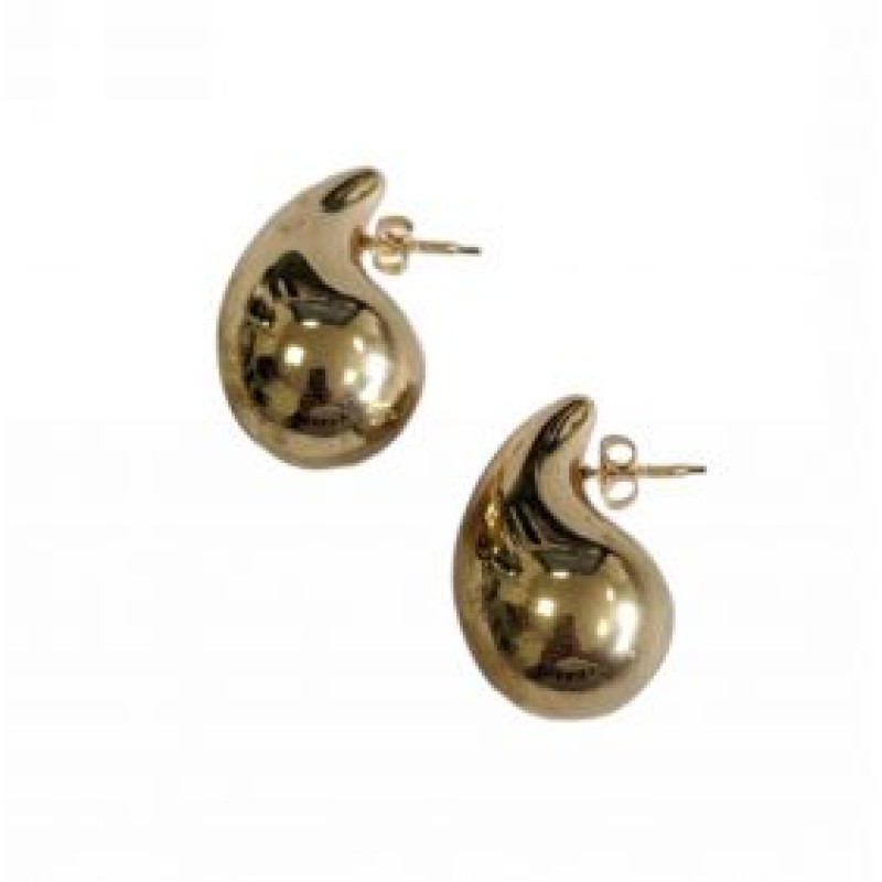 Kostibas 3113-890XF, Σκουλαρίκια Κρίκοι, Ατσάλι, Χρυσό