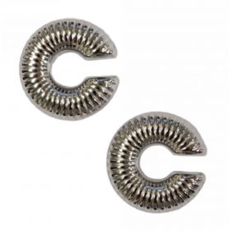 Kostibas 3113-895AF, Σκουλαρίκια Κρίκοι, Ατσάλι, Ασημί