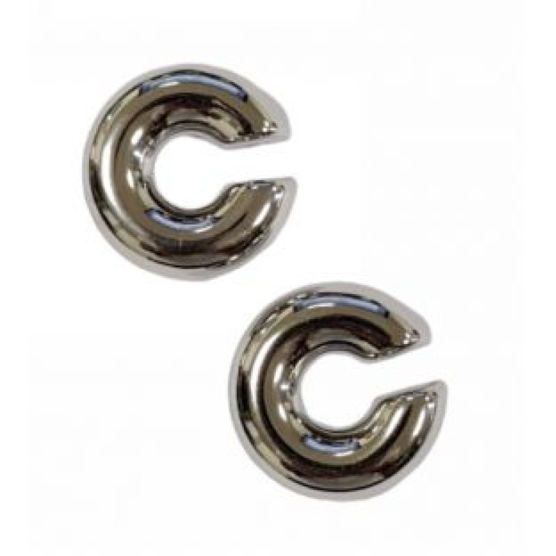 Kostibas 3113-896AF, Σκουλαρίκια Κρίκοι, Ατσάλι, Ασημί