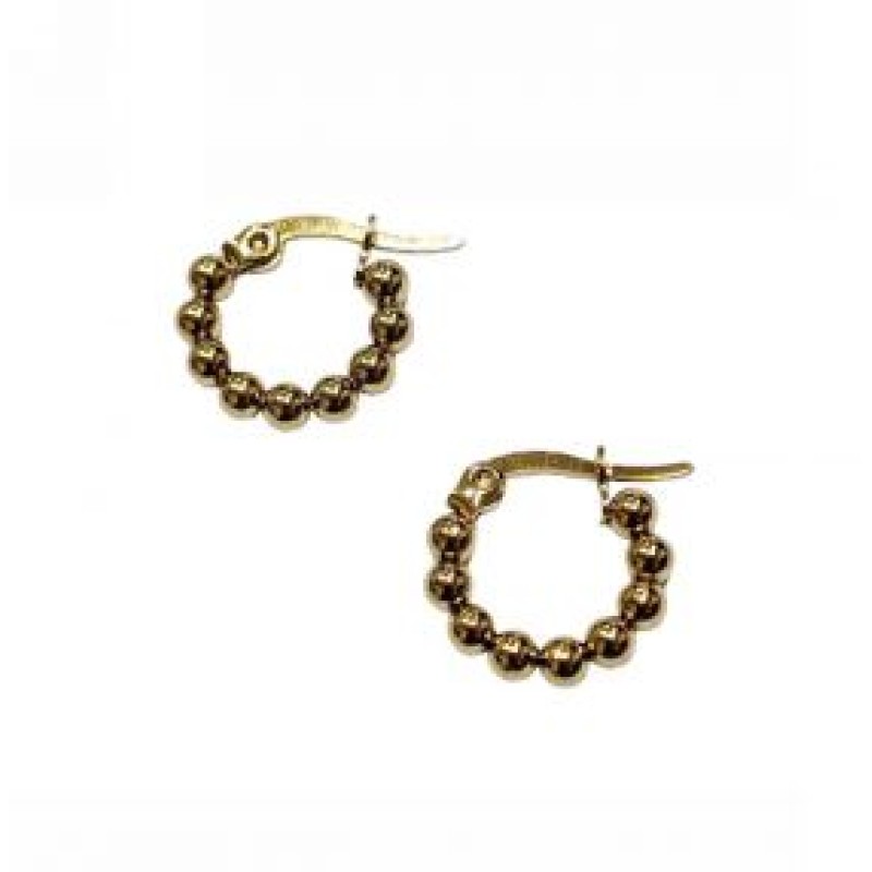 Kostibas 3113-951XJ, Σκουλαρίκια Κρίκοι, Ατσάλι, Χρυσό