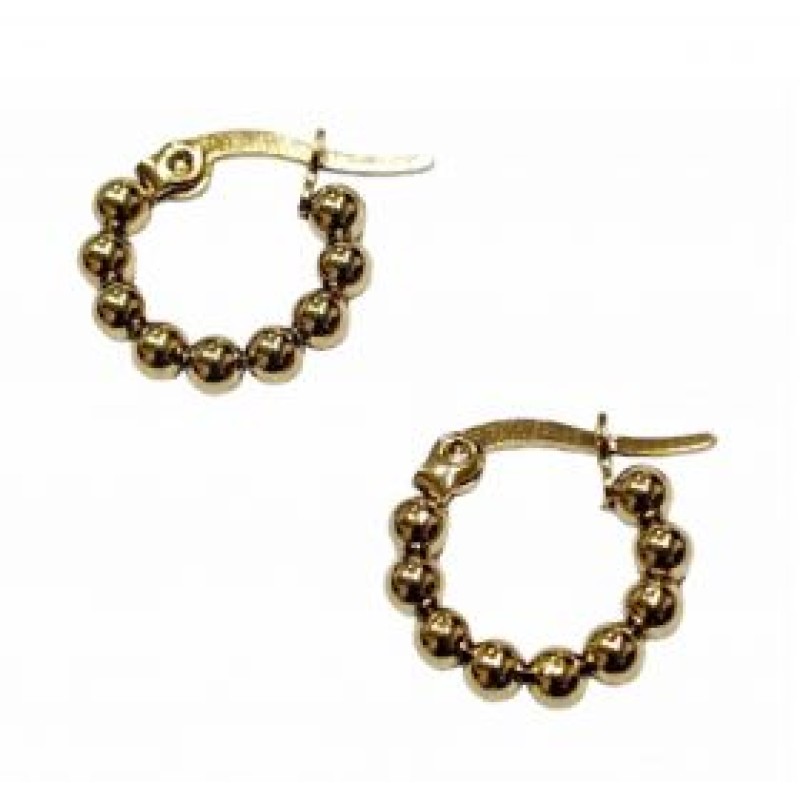 Kostibas 3113-951XL, Σκουλαρίκια Κρίκοι, Ατσάλι, Χρυσό