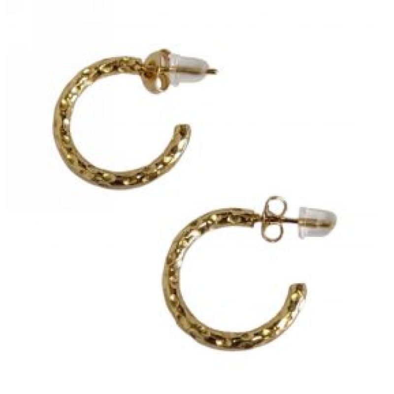 Kostibas 3113-966XD, Σκουλαρίκια Καρφωτά, Ατσάλι, Χρυσό