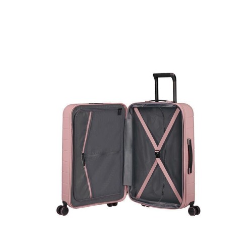 American Tourister 139276-5103 Novastream, Σκληρή, Μεσαία, ATAN, Ροζ