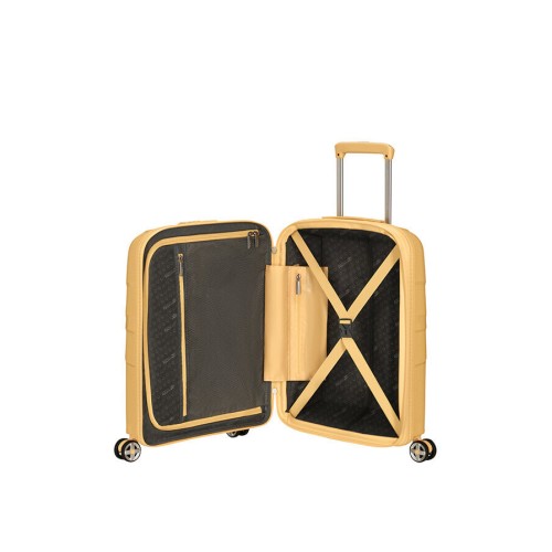 American Tourister 146370-A369 Starvibe, Σκληρή/Πολυπροπυλένιο, Μικρή/Καμπίνας, ATAN, Κίτρινο