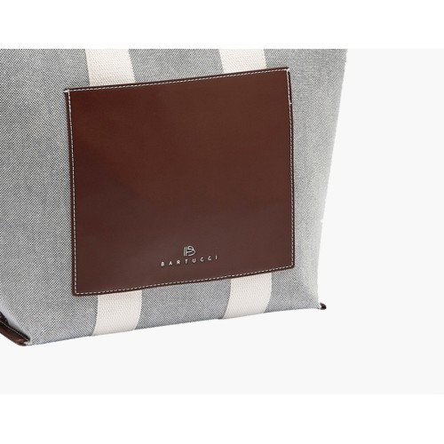 Bartuggi 718-25684, Ώμου/Χιαστί, Ύφασμα, Δερματίνη, Γκρι