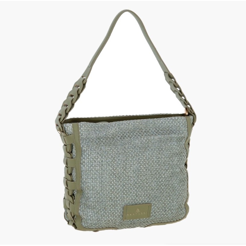 Bartuggi 718-98163, Χιαστί/Ώμου, Ύφασμα, Δέρμα, Πράσινο