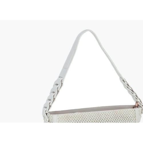 Bartuggi 718-98163, Χιαστί/Ώμου, Ύφασμα, Δέρμα, Λευκό