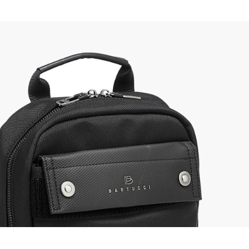 Bartuggi 718-9885, Τσαντάκι Χιαστί, Ύφασμα, Μαύρο