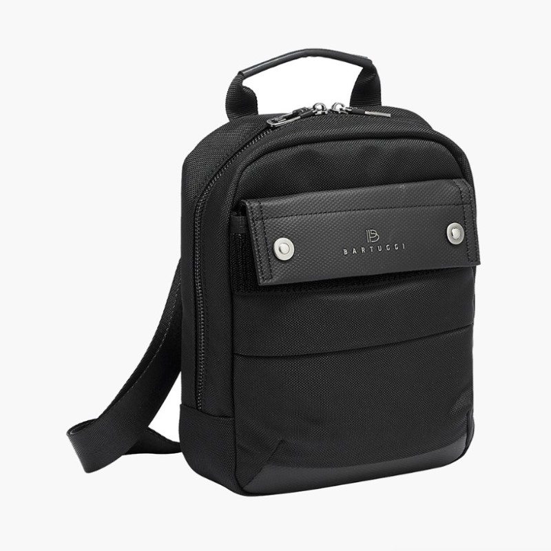 Bartuggi 718-9885, Τσαντάκι Χιαστί, Ύφασμα, Μαύρο