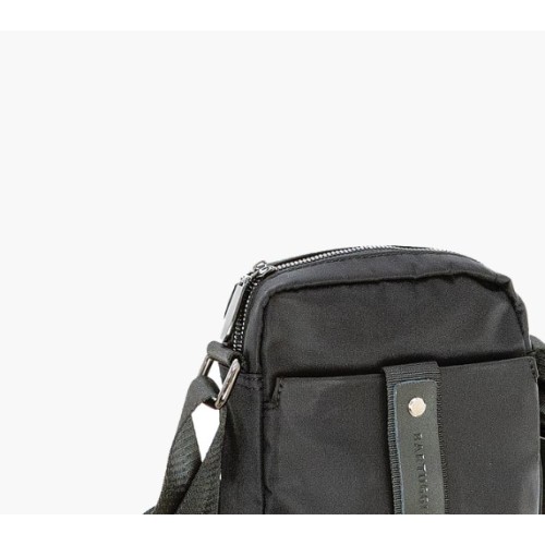 Bartuggi 718-68551, Τσαντάκι Χιαστί, Αδιάβροχο, Μαύρο