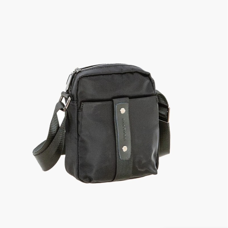 Bartuggi 718-68551, Τσαντάκι Χιαστί, Αδιάβροχο, Μαύρο